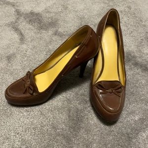 Brown Nine West pumps. Size 6.5.